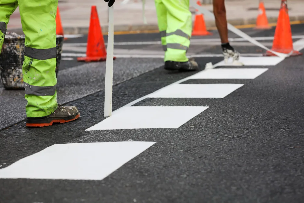 Clear Striping in Lake County: Boosting Safety & Flow