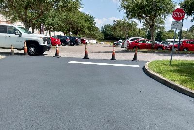 Retirement Center parking lot